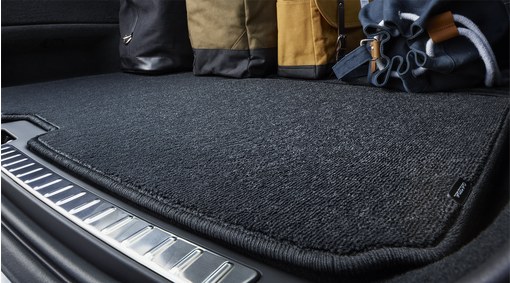 Mat, luggage compartment, textile, reversible
