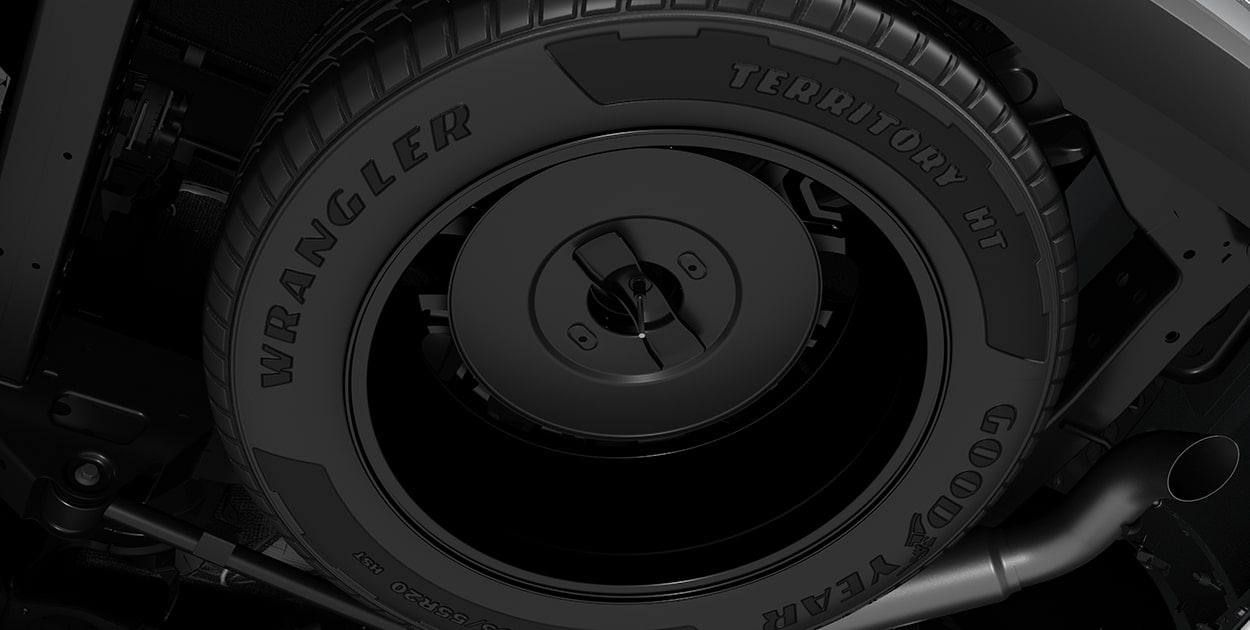 Wheels - Spare Wheel Winch Cable Protector