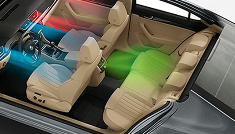 Superb Three-Zone Air Conditioning