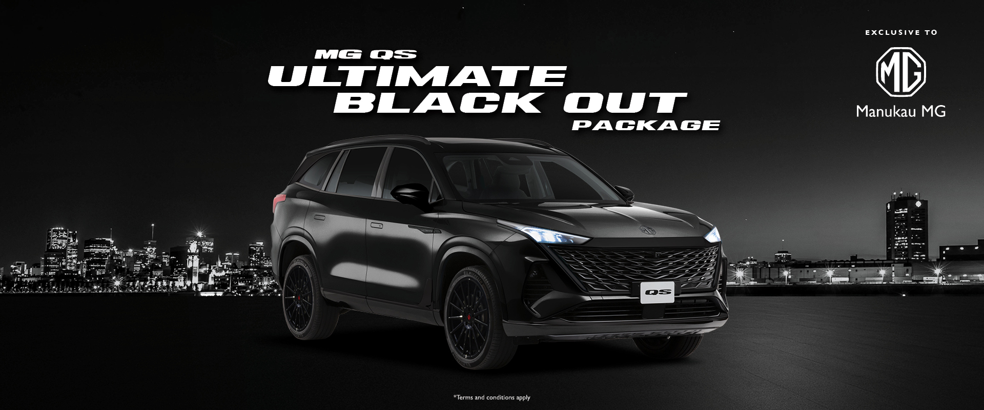MG Black Out Edition – Exclusively at Manukau MG