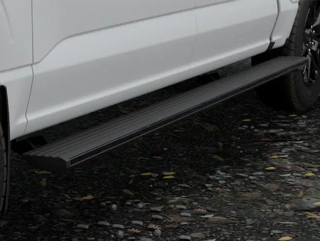 Running boards that tuck away