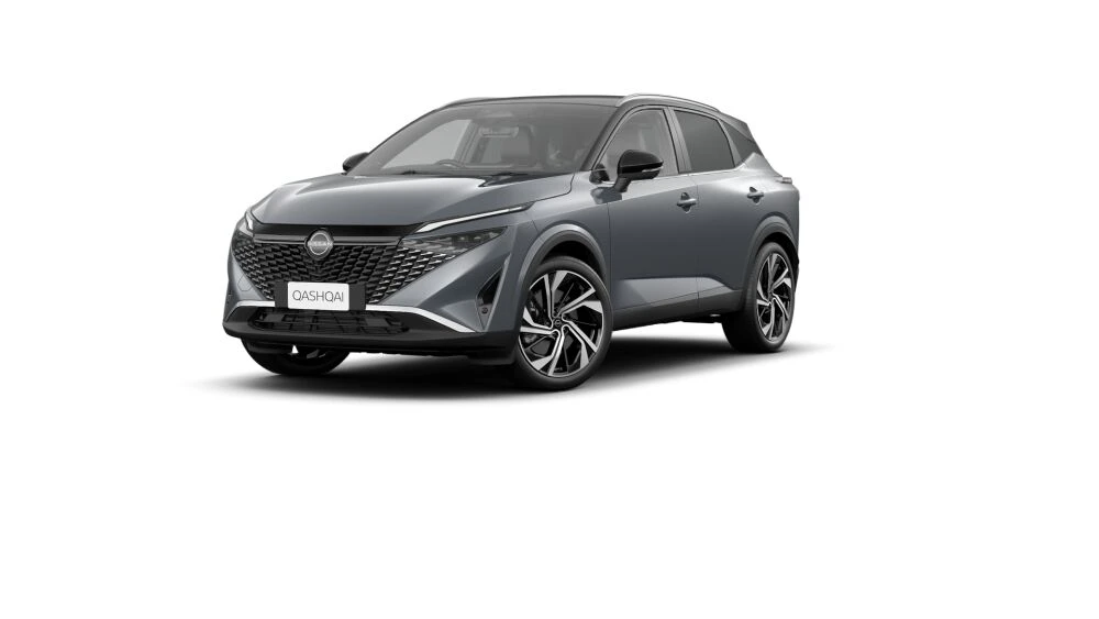 Two-Tone Ceramic Grey and Black Onyx Roof