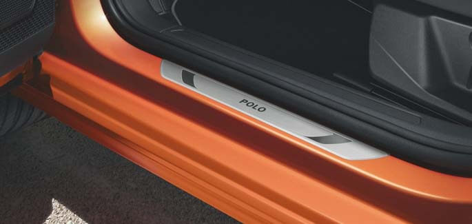 Door sill protection plate