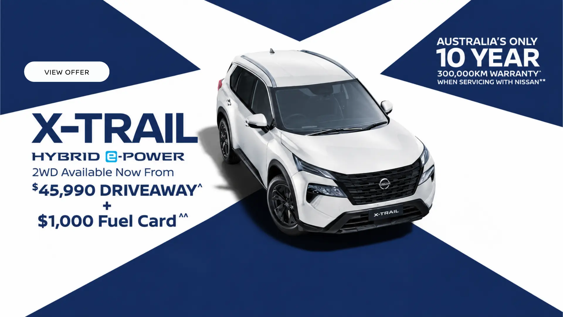 X Trail Offer