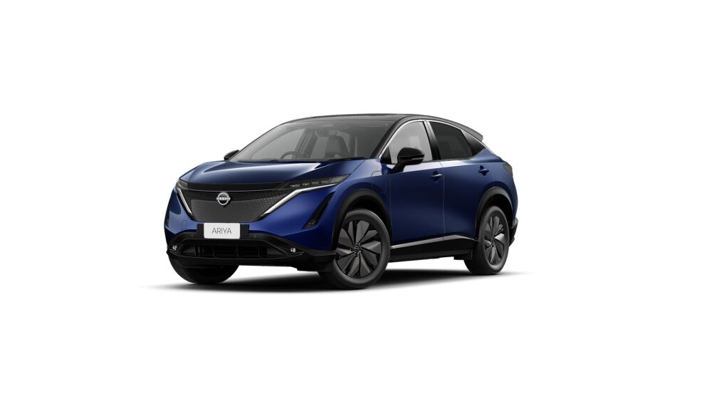 Two-tone Blue Pearl with Black Roof