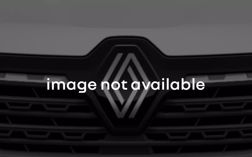 Ice black and brushed aluminium Renault centre cap