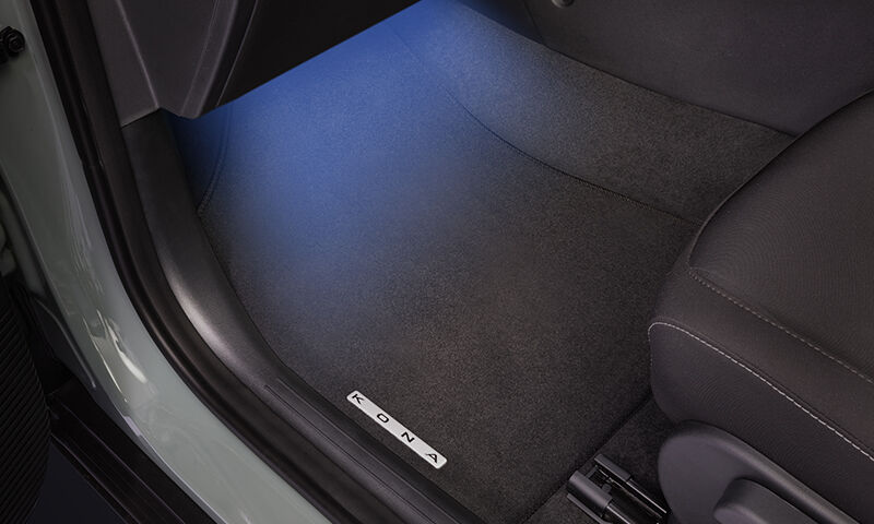 Interior footwell lighting - Front (blue LED)