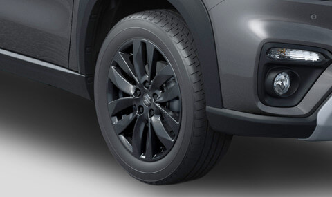17" Misti Matte Black Wheels