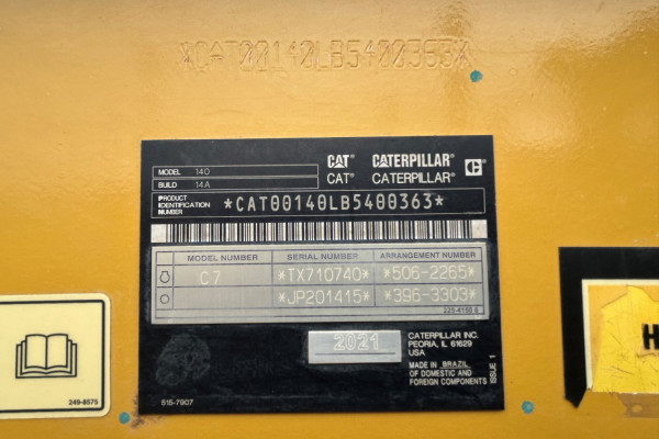 2021 Caterpillar  140M Grader Graders Image 18