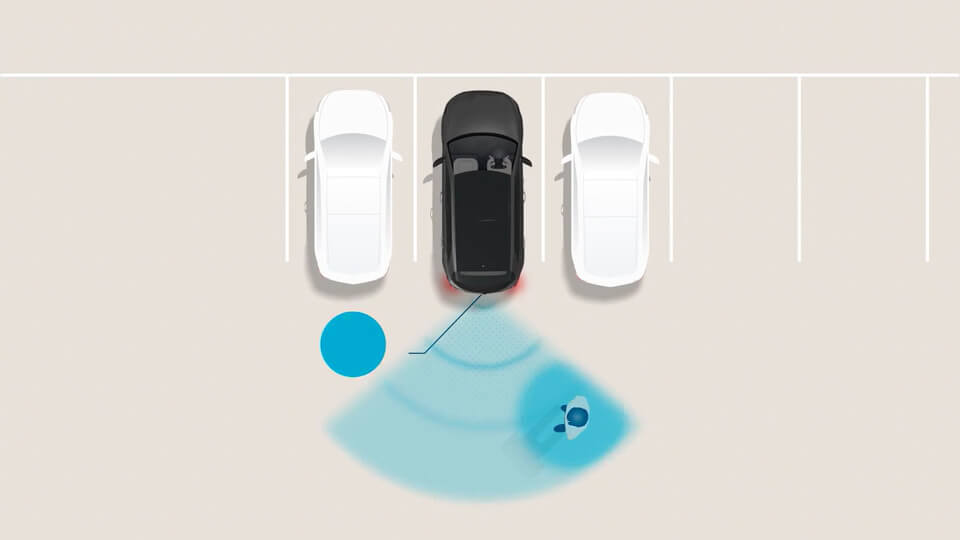 Parking Collision-Avoidance Assist - Reverse (PCA-R) Image
