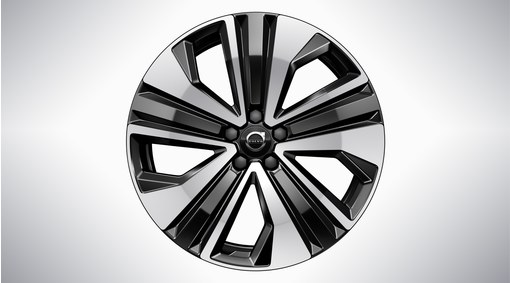 19" 5-Open Spoke Black Diamond Cut - 1100
