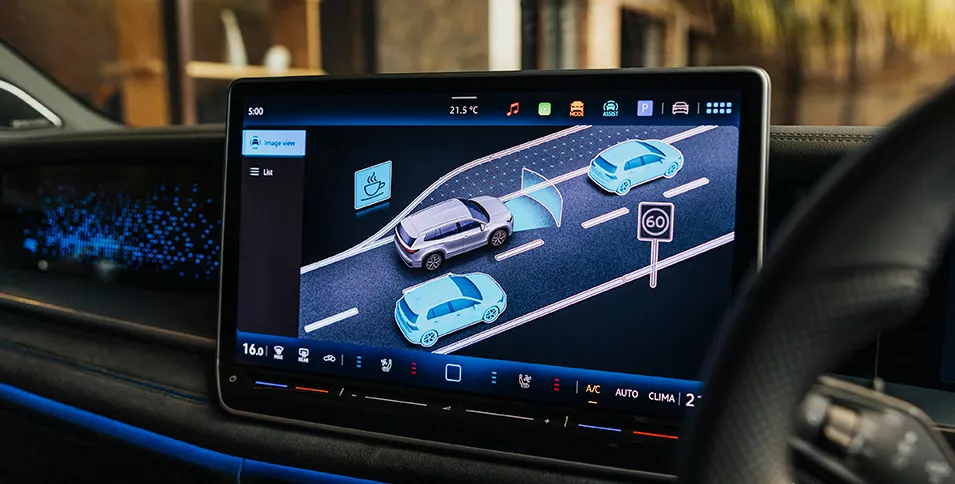 Advanced safety on busy roads Accident prevention technologies Image