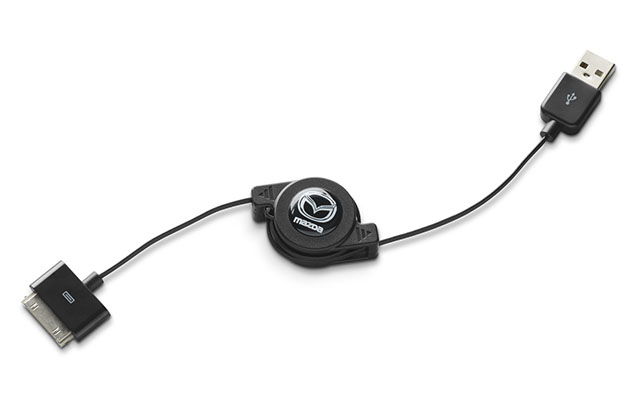 Audio retractable iPhone4 USB cable