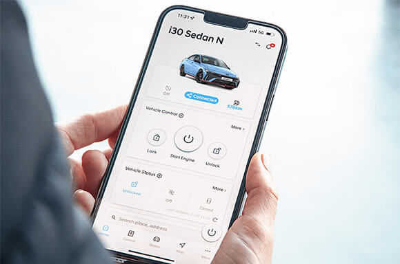 Bluelink™<sup>[P2]</sup> connected car services