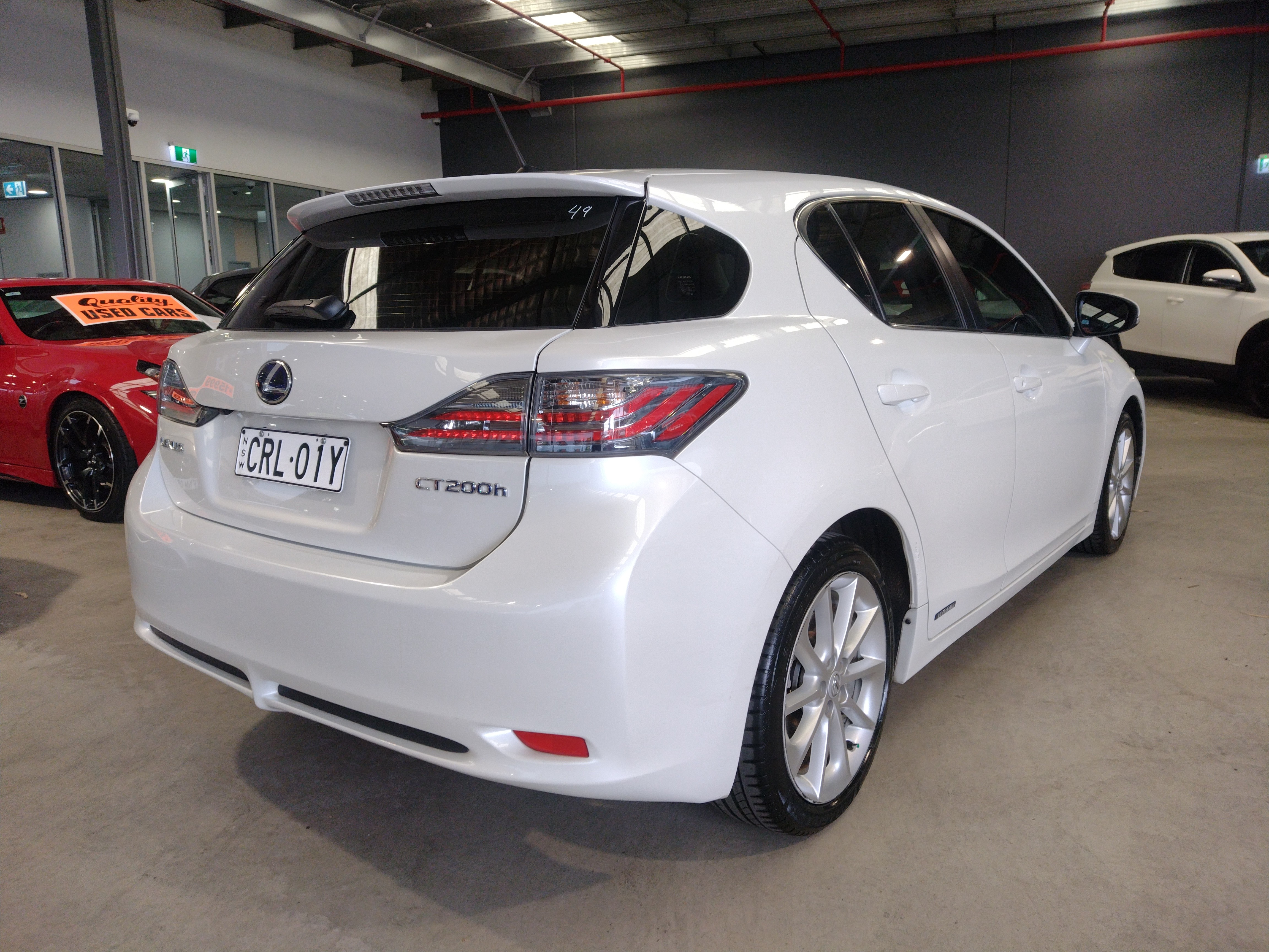 2013 Lexus CT ZWA10R CT200h Luxury Hatch Image 3