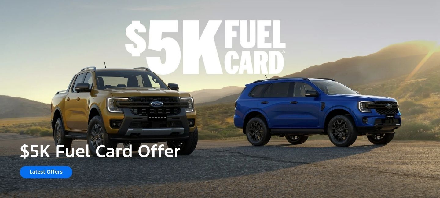 5K Fuel Card Offer Ranger and Everest MY26 Run-out