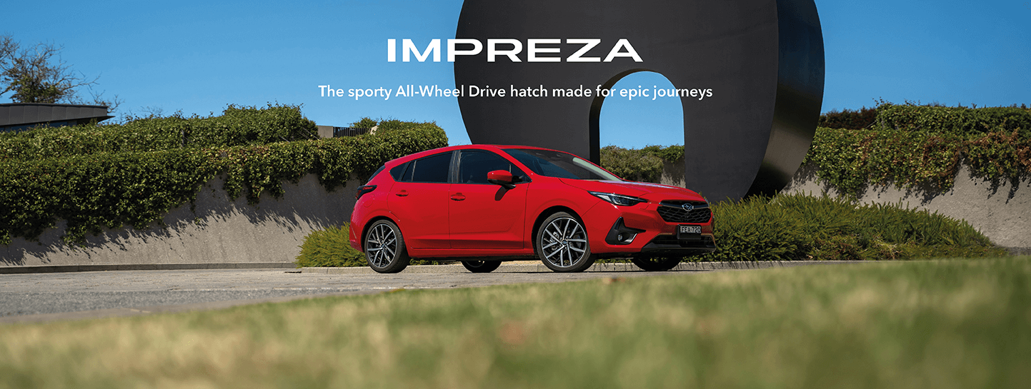 Subaru Impreza.<br>The sporty All-Wheel Drive hatch made for epic journeys Image