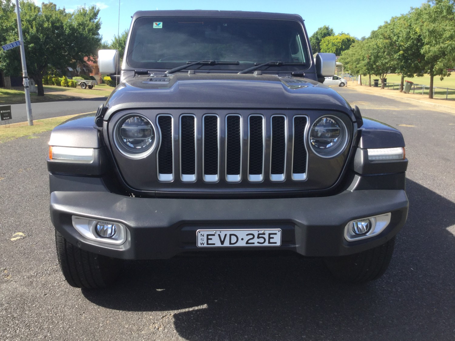 Used 2018 Jeep Wrangler Overland Unlimited U015444 Orange, NSW