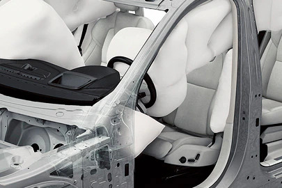 Knee airbag, driver side Image