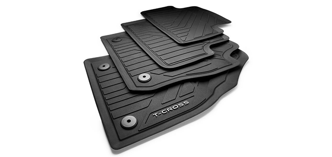 Rubber floor mats