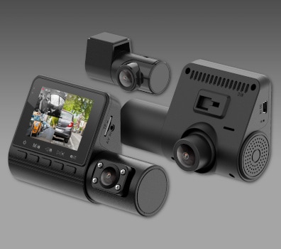 Dash Cam - DTF-942D Front, Rear &amp; Internal Camera Kit