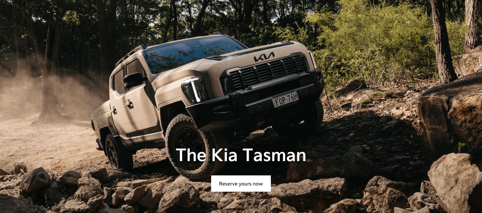 The Kia TASMAN - Landing mid-2025.