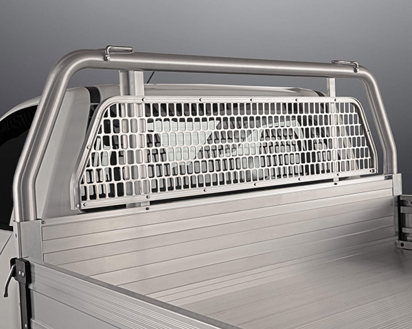 Window protector with aluminium mesh