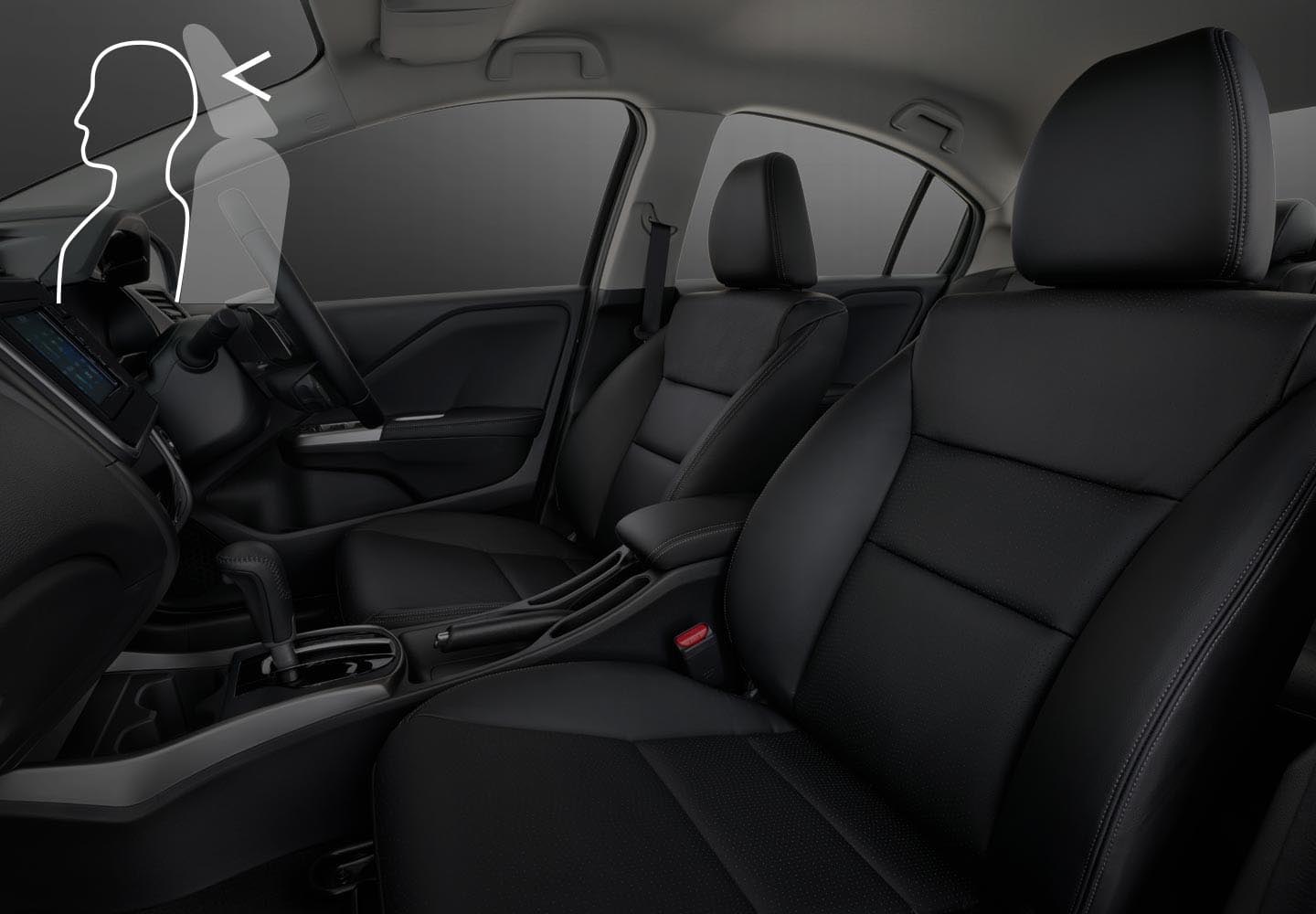 City Whiplash Mitigating Front Seats