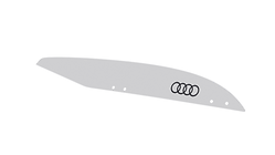 Decals glacier white for ski and luggage box, 310 l