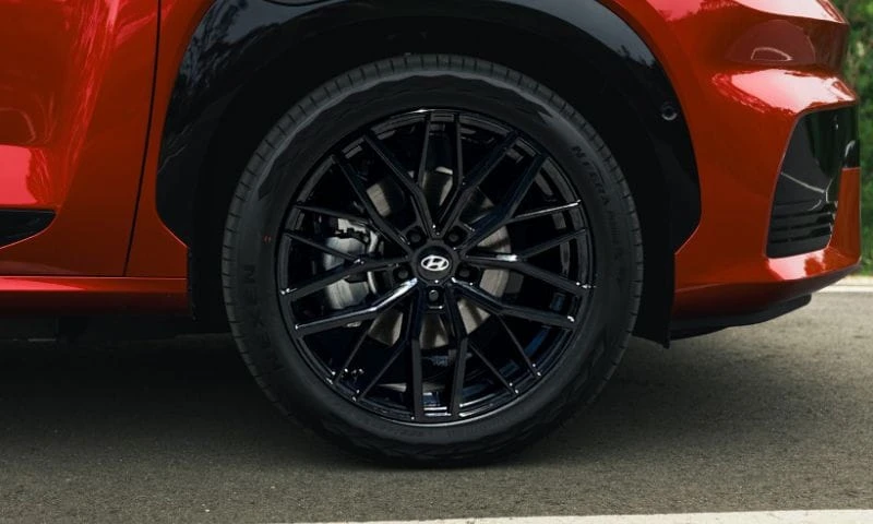 20" BUSAN gloss black alloy wheel set
