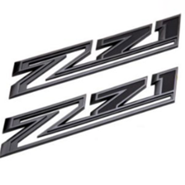 Black Z71 Emblems - Fender