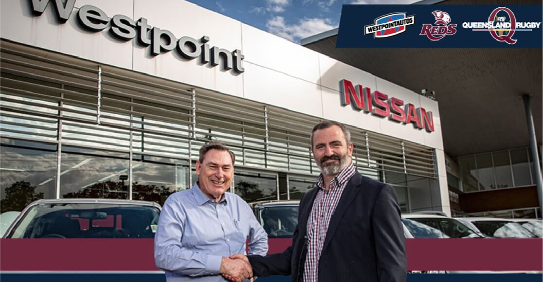 Westpoint Autos are the Official Vehicle Sponsor of the Queensland Reds & QRU!
