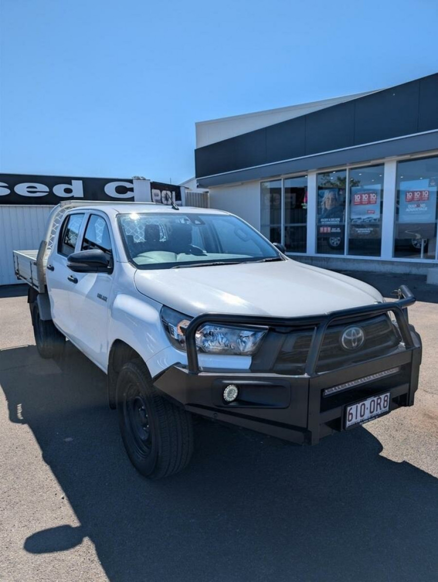2021 Toyota HiLux GUN125R WorkMate Double Cab Chassis Image 1