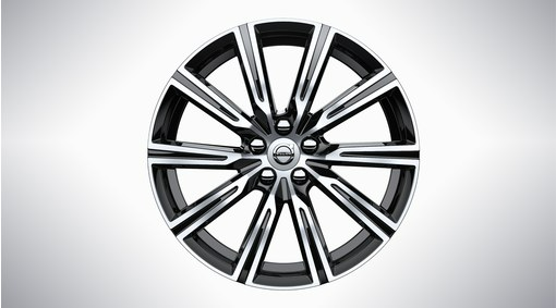 19" 10-Spoke Black Diamond Cut - 1010