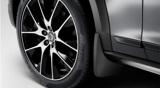 Mudflaps, front and rear