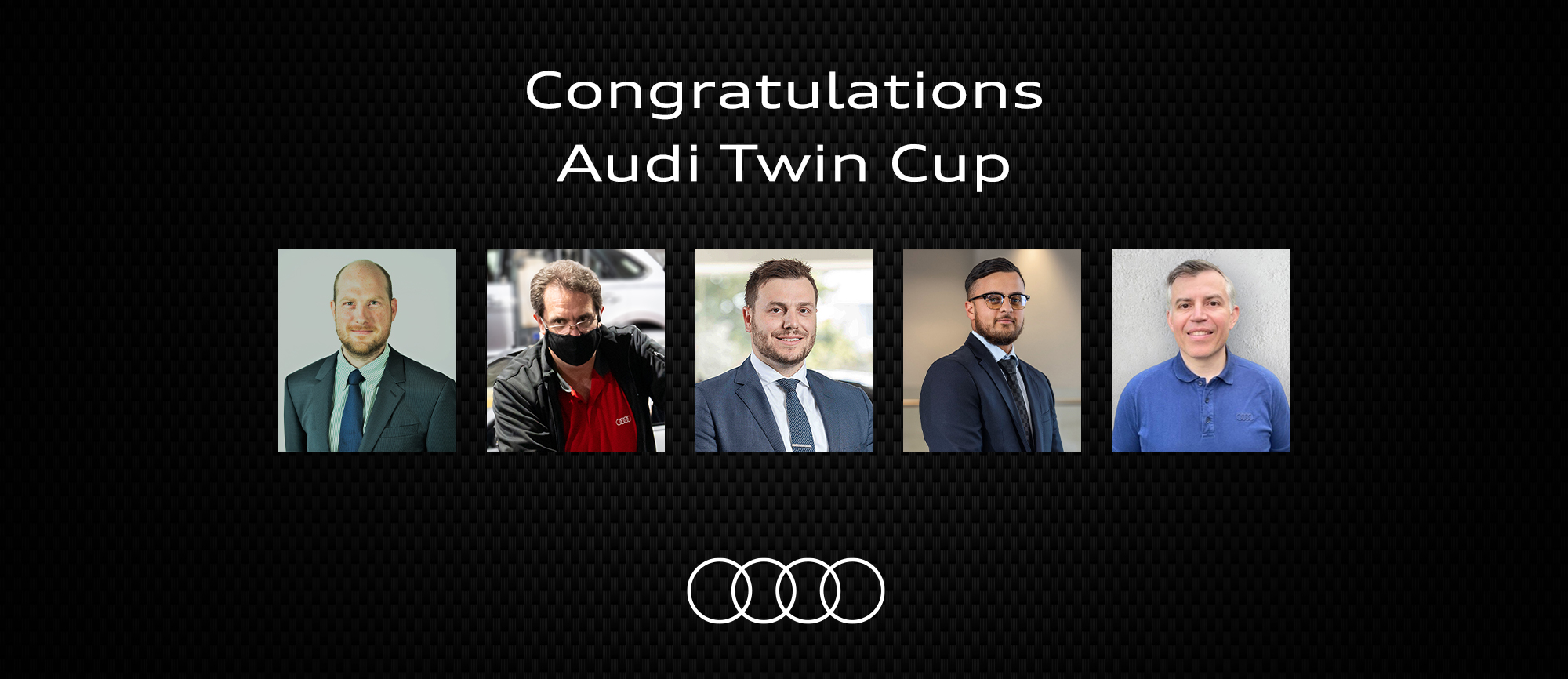 Autosports Audi dealerships lead the winners of Audi Twin Cup