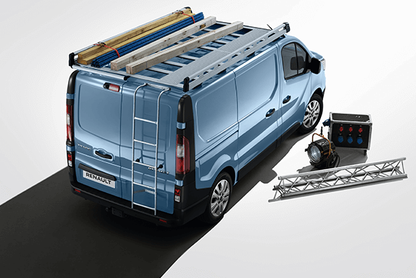 Aluminium roof rack with roller - SWB