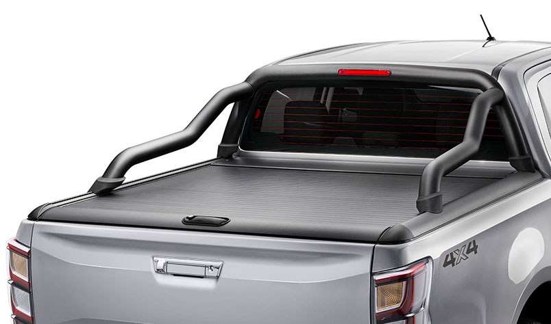  Satin Black Extended Sports Bar (For Manual Retractable Roller Tonneau Cover)