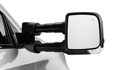 <img src="Clearview Compact Towing Mirrors - Power Fold - Black
