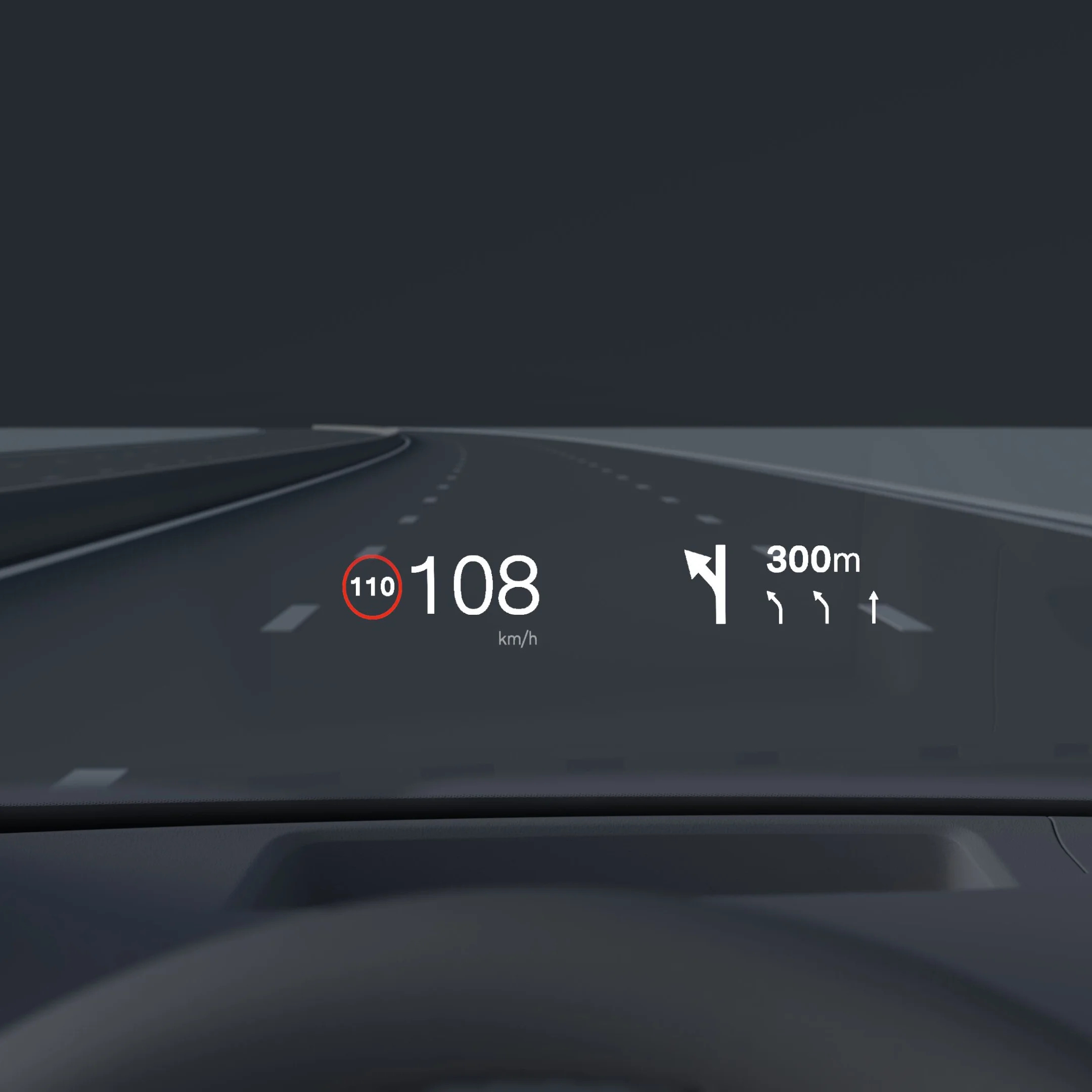 Large head-up display Image