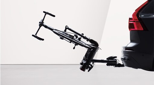 Folding bicycle holder for towbar, 2 bikes - Fix4Bike