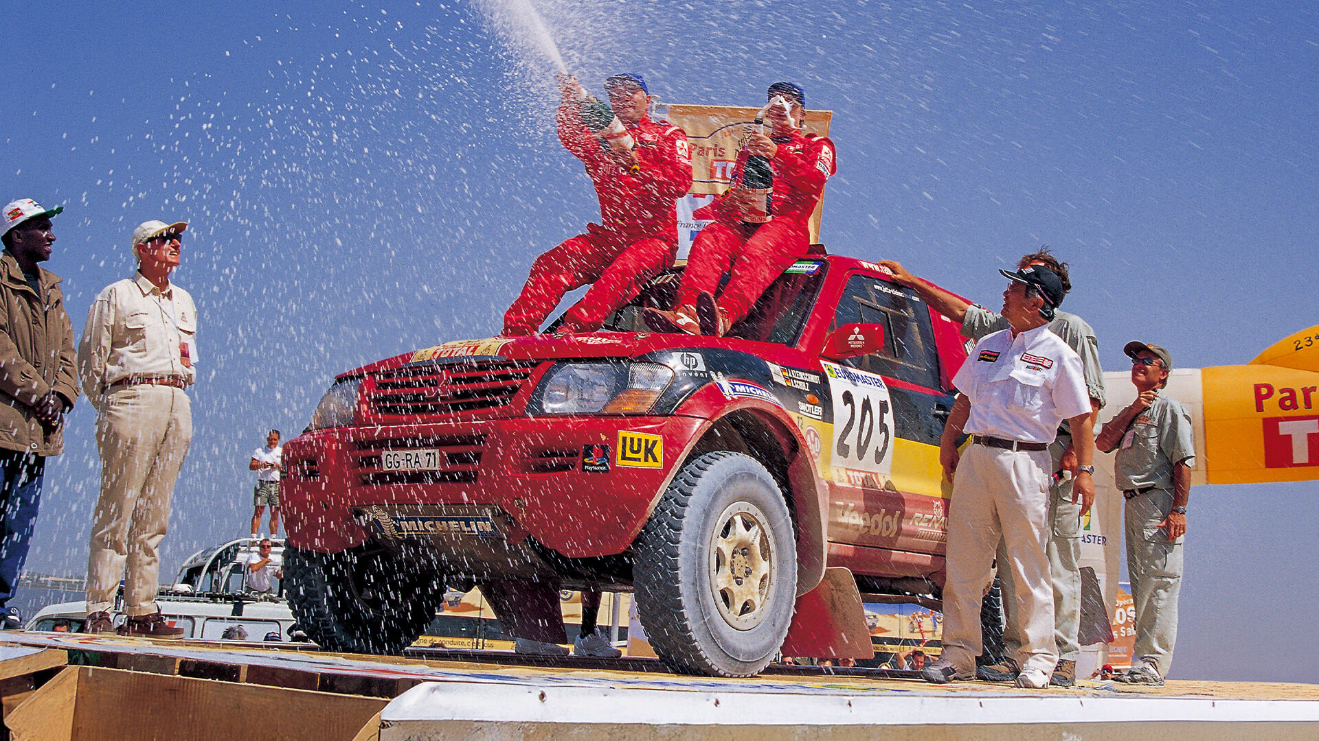 The first overall victory for a female driver Image