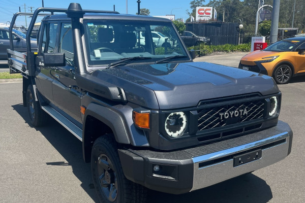 2024 MYon Toyota LandCruiser GDJL79R (Cab Chassis) GXL Double-Cab Cab-Chassis Image 2