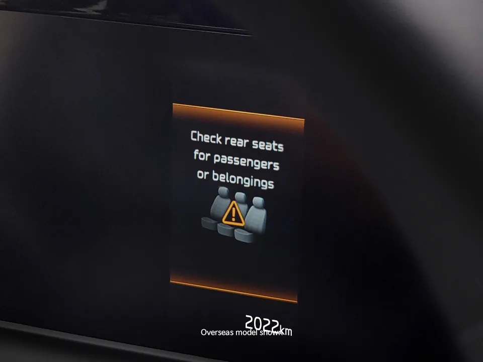 Rear Occupant Alert (ROA)*