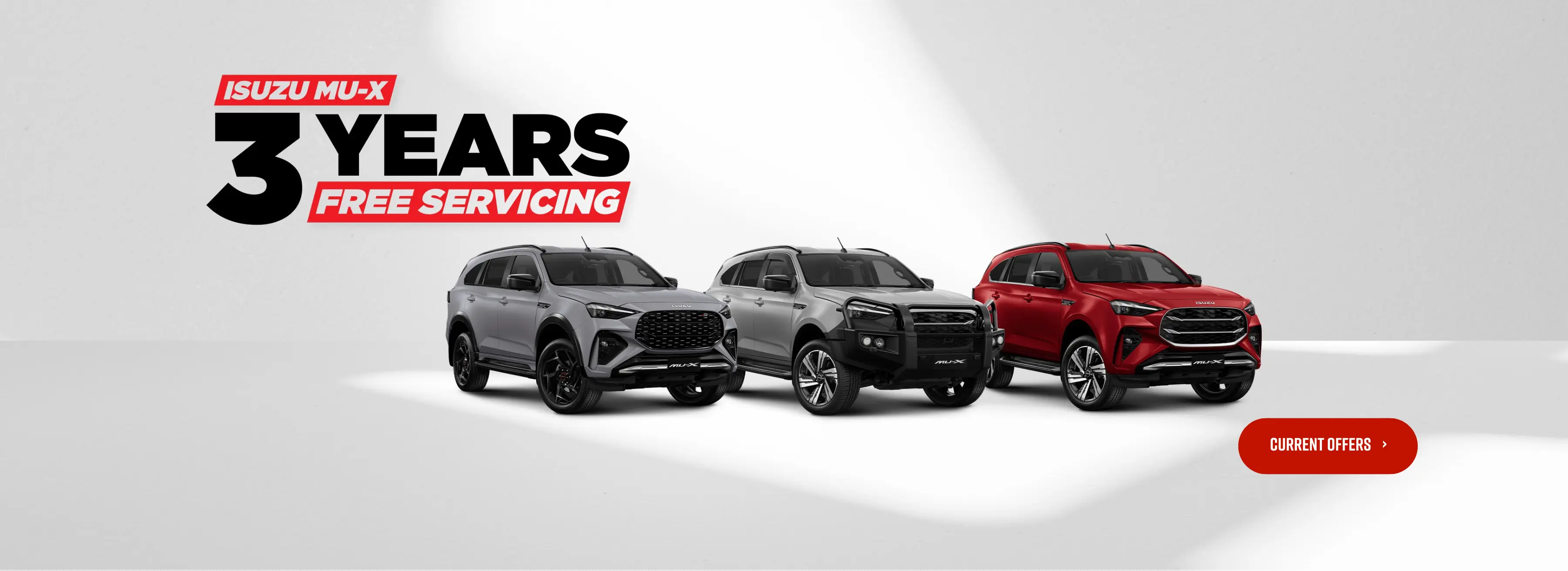 ISUZU MU-X 3 Years Free Servicing 