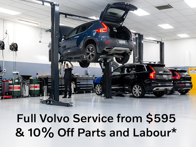 Full Volvo Service for $595 & 10% Off Parts and Labour