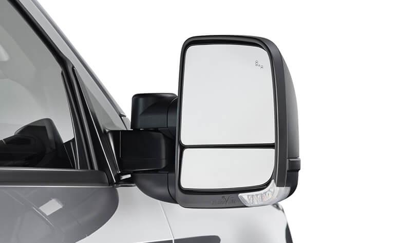Clearview Next Gen Towing Mirrors - Power Fold - Heated - Black