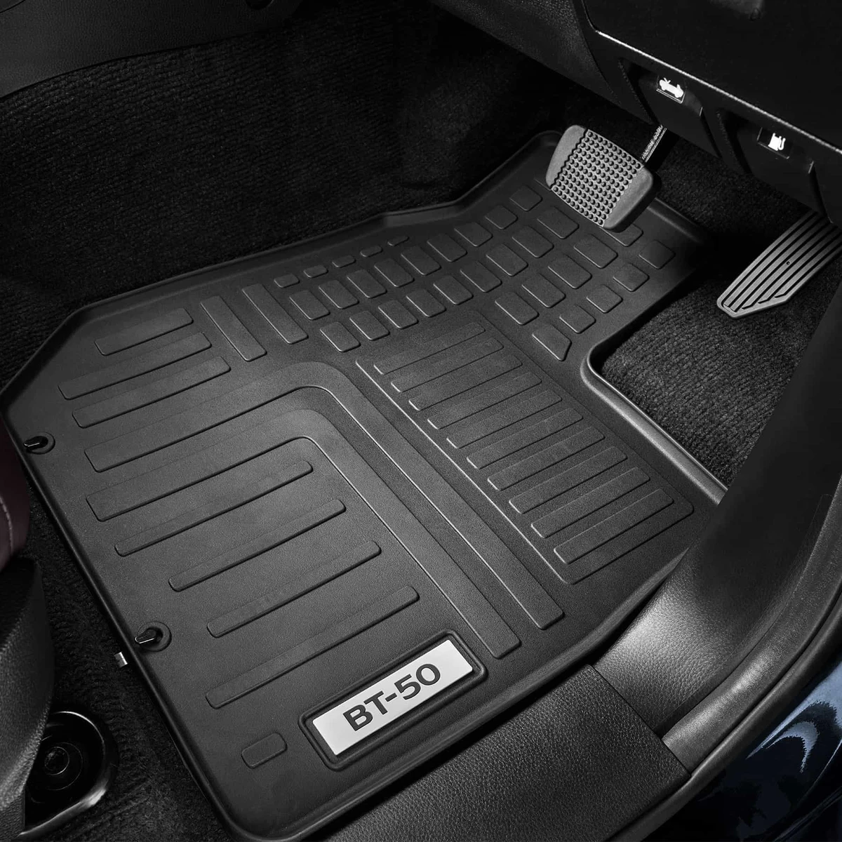 RUBBER FLOOR MATS - DUAL CAB - VINYL FLOOR