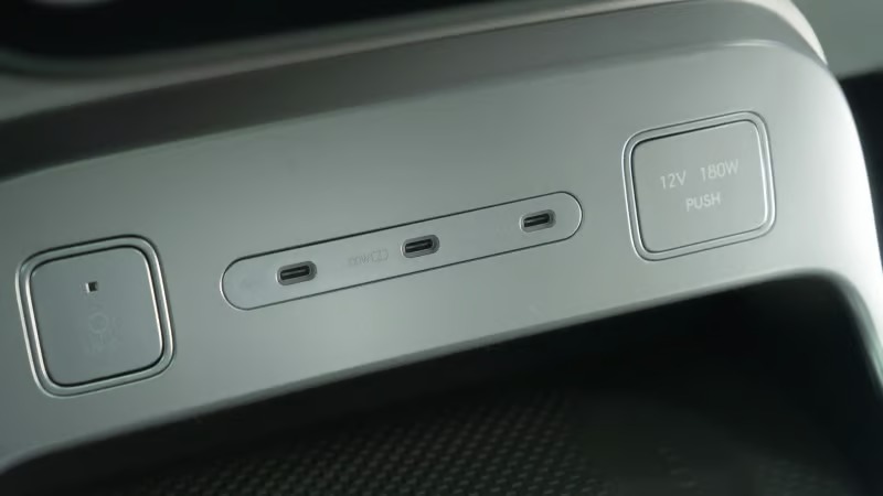 High output interior charging ports