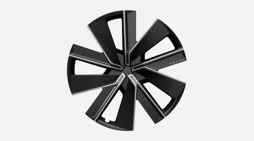 21" 5-Spoke Glossy Black Diamond cut - 1269